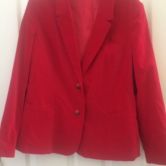 ladies red jackets size 18